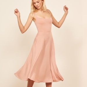 Reformation Mary Dress - Pink XS